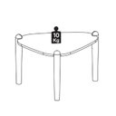 Ver imagem 5 de Mesa de Centro Organica Pes Madeira Hanover 28011 Artesano