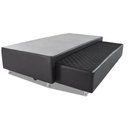 Ver imagem 2 de Cama Box Solteiro com Auxiliar Espuma Sintético Preto 50x88x188