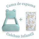 Ver imagem 2 de Cama Infantil Montessoriana Soft Segura e Confortável com Colchão Incluso para Quarto - Acqua