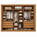 Ver imagem 4 de Guarda Roupa Casal com Espelho 3 Portas de Correr e 6 Gavetas 242cm Premium Jade