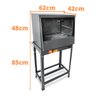 Forno Industrial à Gás com Cavalete Baixa Pressão Tampa de Vidro 66L MetalFour - 5
