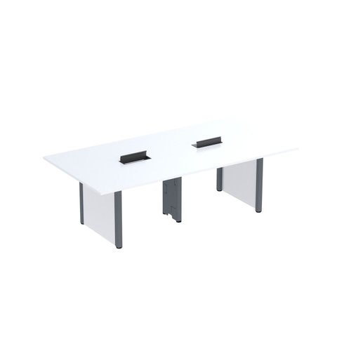 Mesa de Reunião 2400x1400 MRCPB2414PP Branco/Grafito