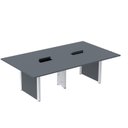 Ver imagem 1 de Mesa de Reunião 2400x1200 MRCPB2412PP Cinza/Grafito/Branco