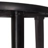 Mesa Plastica Redonda Desmontavel Mor Preta - 9