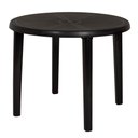 Ver imagem 3 de Mesa Plastica Redonda Desmontavel Mor Preta
