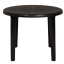 Ver imagem 4 de Mesa Plastica Redonda Desmontavel Mor Preta