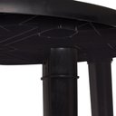 Ver mais imagens de Mesa Plastica Redonda Desmontavel Mor Preta