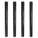 Ver imagem 6 de Mesa Plastica Redonda Desmontavel Mor Preta