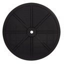 Ver imagem 7 de Mesa Plastica Redonda Desmontavel Mor Preta