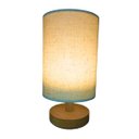 Ver imagem 1 de Luminaria Abajur Mesa 3 Tons Minimalista LED Candeeiro USB Iluminaçao Regulavel Cabeceira Decoraçao 