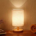 Ver imagem 5 de Luminaria Abajur Mesa 3 Tons Minimalista LED Candeeiro USB Iluminaçao Regulavel Cabeceira Decoraçao 