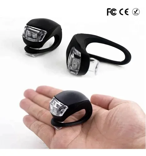 Sinalizador Bike Com 2 Leds Luz Noturna Dianteira Traseira - 3