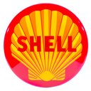 Ver imagem 3 de Luminoso de Parede Posto Shell Retrô Vintage para Bar, Garagem, Churrasqueira, Espaço Gourmet