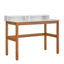 Ver imagem 2 de Escrivaninha de Madeira Branco com Amêndoa Califórnia Tebarrot Móveis