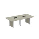 Ver imagem 1 de Mesa de Reunião 2400x1200 MRCPB2412PP Bege/Nogueira Casablanca/Branco