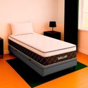 Ver imagem 1 de Cama Box Baú Solteiro e Colchão Dallas Molas V-store Cor:cinza