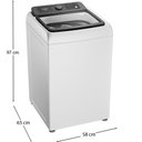 Ver imagem 5 de Máquina de Lavar Consul 14kg com Modo Eco Branca CWN14AB