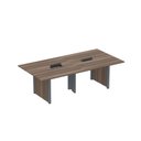 Ver imagem 1 de Mesa de Reunião 2400x1200 MRCPB2412PP Marrom/Walnut/Grafito