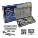 Ver imagem 3 de Jogo Chave Catraca Soquete Pito Cachimbo 40 Peças Cromado