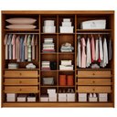 Ver imagem 3 de Guarda Roupa Casal Sonetto Plus 3 Portas com Espelho 6 Gavetas Cinamomo - Novo Horizonte