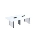 Ver imagem 1 de Mesa de Reunião 2400x1200 MRCPB2412PP Branco/Grafito