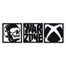 Kit Quadro Gamer Decorativo Vazado Warzone Xbox 30x30cm - 1