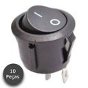 Ver imagem 1 de Chave Gangorra Liga/desliga Kcd1-105-101 Preta 10 Peças