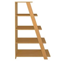 Estante Livreiro Multiuso Decorativa Star 5 Prateleiras Freijo - Artany - 4