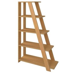 Estante Livreiro Multiuso Decorativa Star 5 Prateleiras Freijo - Artany - 1