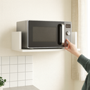 Ver imagem 2 de Suporte para Microondas Impressora Forno Mdf Nicho 60x40 Bco