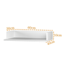 Ver imagem 3 de Suporte para Microondas Impressora Forno Mdf Nicho 60x40 Bco