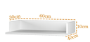 Ver imagem 3 de Suporte para Microondas Impressora Forno Mdf Nicho 60x40 Bco