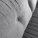 Ver imagem 7 de Sofá 4 Lugares 1,77x2,57m Canto Leona Gold Bom Pastor Linho Cinza/preto