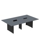 Ver imagem 1 de Mesa de Reunião 2400x1200 MRCPB2412PP Cinza/Grafito/Preto