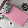 Jogo de Cama Solteiro Portallar Malha Misto 2pçs Lol Color/Rosa Prisma - 1
