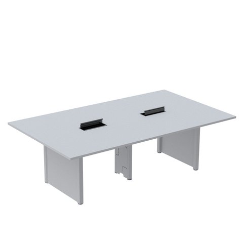 Mesa de Reunião 2400x1400 MRCPB2414PP Cinza