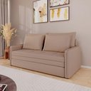 Ver imagem 1 de Sofá Fixo 4 Lugares Verona 2,16m Linho Bege