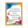 Quadro Moldura Dourada Frase Autismo 45x34cm:com Acetato - 2