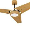 Ver imagem 4 de Ventilador de Teto Natuvent Callis Led 3 Pás Madeira Freijó 3000k Branco Quente, Luz Amarela 127v