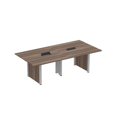 Mesa de Reunião 2400x1400 MRCPB2414PP Marrom e Cinza