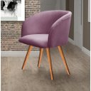 Ver imagem 1 de Poltrona Atenas Pé Palito Decorativa para Sala de Estar