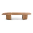 Ver imagem 6 de Mesa Jantar Retangular Tampo Bipartido Isadora MDF de 300cm:Amadeirado Carvalho Amêndoa