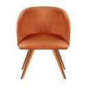 Ver imagem 5 de Poltrona Atenas Pé Palito Decorativa para Sala de Estar