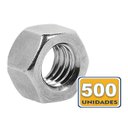 Ver imagem 1 de Porca Sextava Zincada 3/16" C/500un UNC Ciser Unico