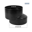 Ver imagem 3 de Desloca Vaso Bolsa Excentrica para Vaso Sanitario 100mm