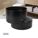 Ver imagem 2 de Desloca Vaso Bolsa Excentrica para Vaso Sanitario 100mm Preto Ouro Fino