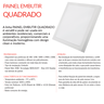 Kit 10 Painel Sobrepor Avant Pop Br 4000k 24w 29x29cm - 5