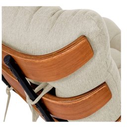 Poltrona Costela com Puff - COS001:bege - 8