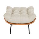 Ver imagem 7 de Poltrona Costela com Puff - COS001:bege