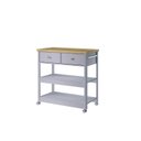 Ver imagem 2 de Aparador Carrinho Chá 2 Gavetas